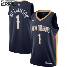 Camiseta Niños NBA New Orleans Pelicans Zion Williamson 1 2020-21 Nike Icon Edition Swingman